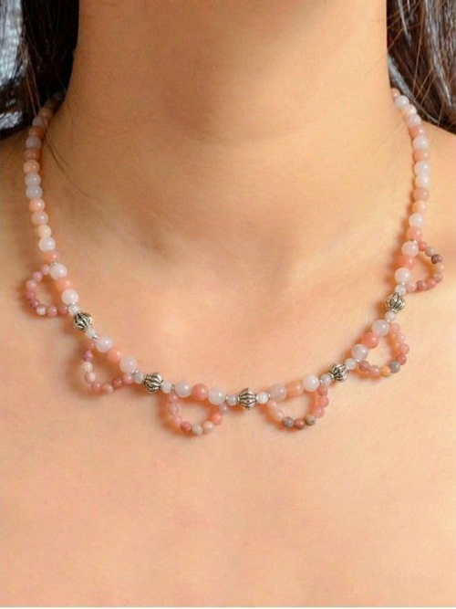 Novea Blush Arc Necklace